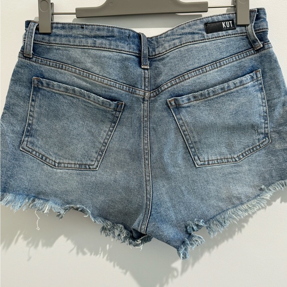 Kut from the Cloth Jane High Rose Denim Shorts 8 - Picture 5 of 5